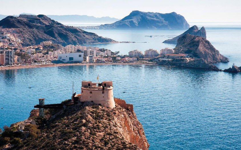 Castillo San Juan de las Aguilas, Spain
